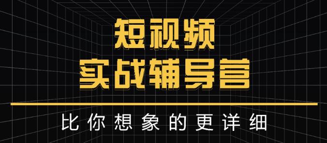 达人队长:短视频实战辅导营，比你想象的更详细-九章网创