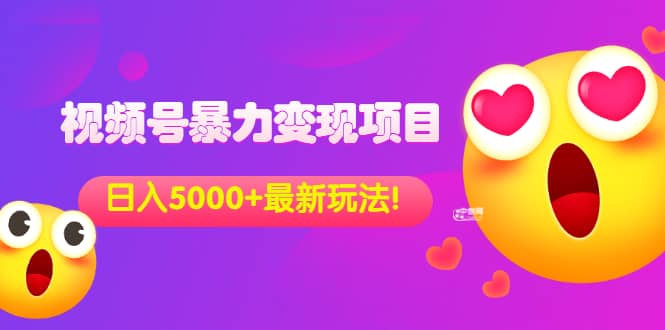 外面收费699的视频号暴力变现项目，日入5000 ，简单易操作当天见效果-九章网创