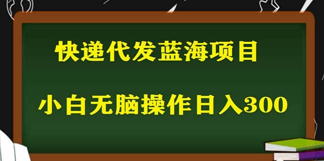 2023最新蓝海快递代发项目，小白零成本照抄-九章网创