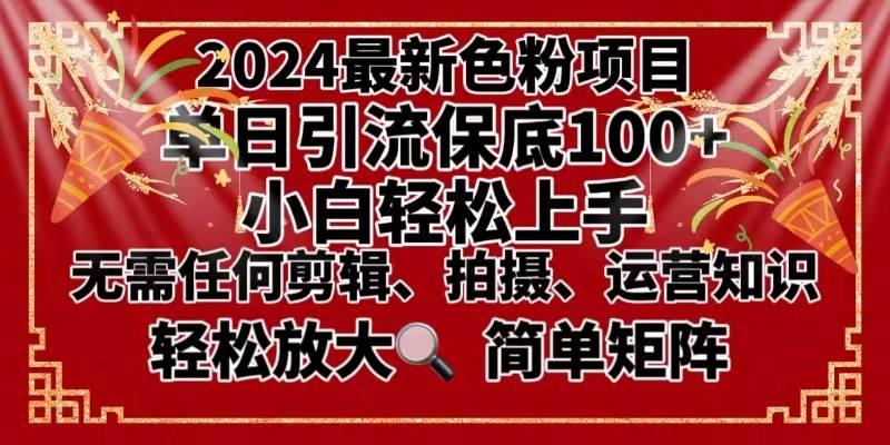 2024最新换脸项目，小白轻松上手，单号单月变现3W＋，可批量矩阵操作放大-九章网创