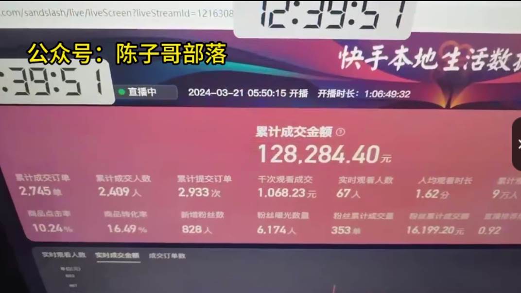 快手无人团购带货野核玩法，一天4位数 无任何门槛-九章网创