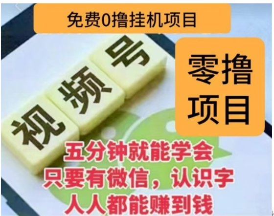 微信视频号挂机零成本撸米项目，单号一天收益多米，帐号越多收益就越高！-九章网创